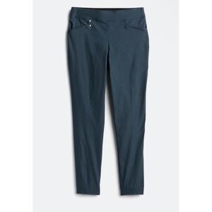 Violets & Roses Pull On Sz 10 Teal 27" Inseam, Slim Straight, Mid Rise 9.5"